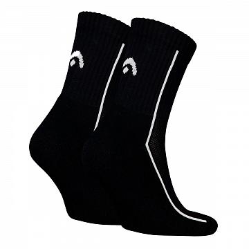 Head Tennis Performance Short Crew Socks 2P Black